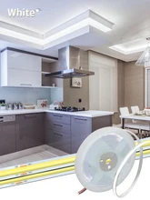  COB LED Strip Lights 12V 24V 10M 5M 3M 2M 1M 320LEDs/M High Density Flexible LED Tape 2700K 4500K 6000K Kitchen Room Decor 8mm 