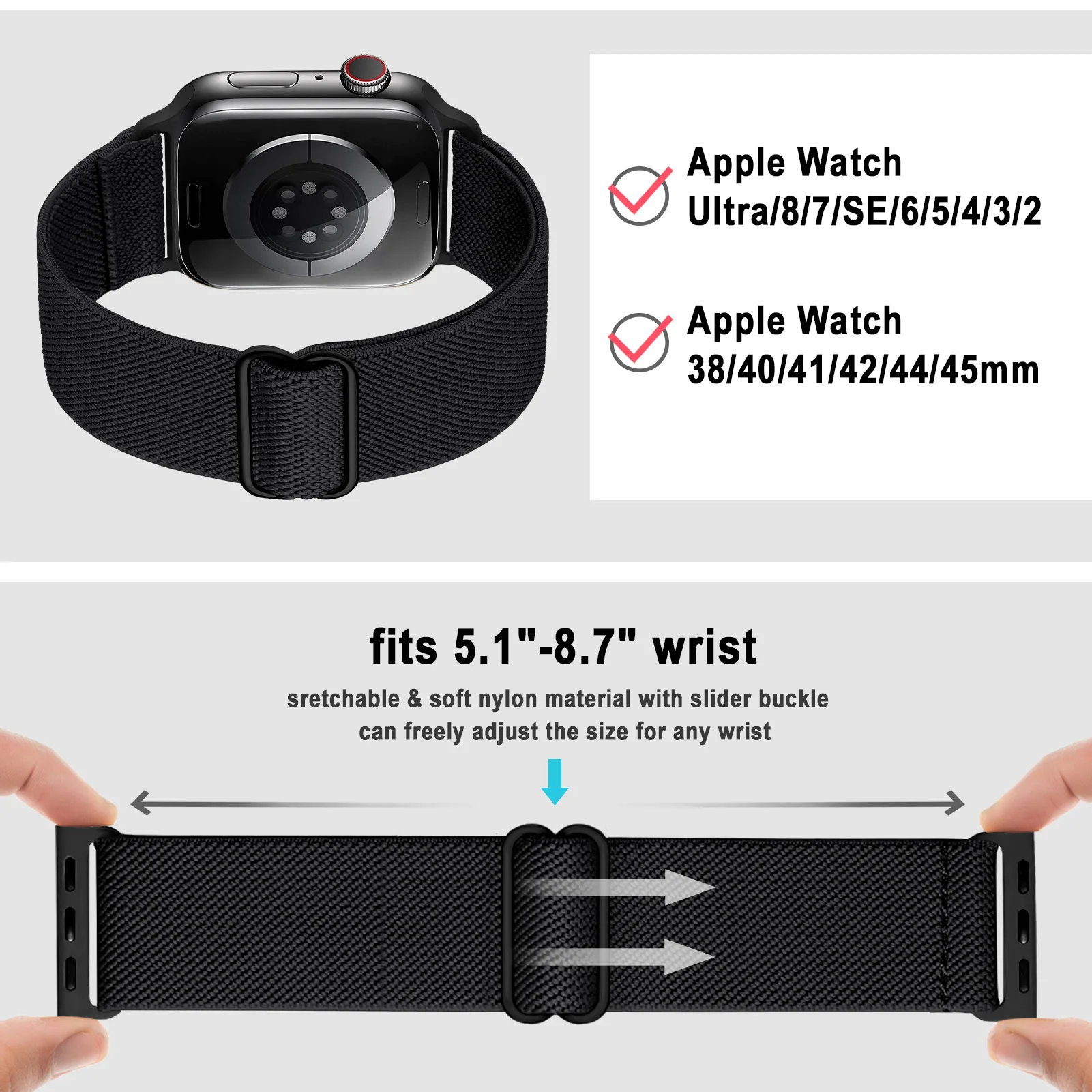 Strap for Apple watch bands 44mm 40mm 45mm 41mm 46mm