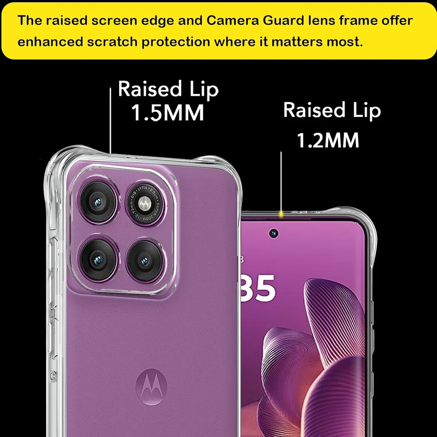 Durable Transparent TPU Shockproof Phone Case