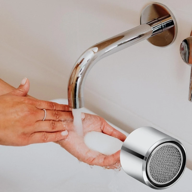 6 Pcs Faucet Filters with Wrench Set Kitchen Water Tap Aerator Water Saving Faucet Filter Bathroom Sink Aerator Durable T5EF