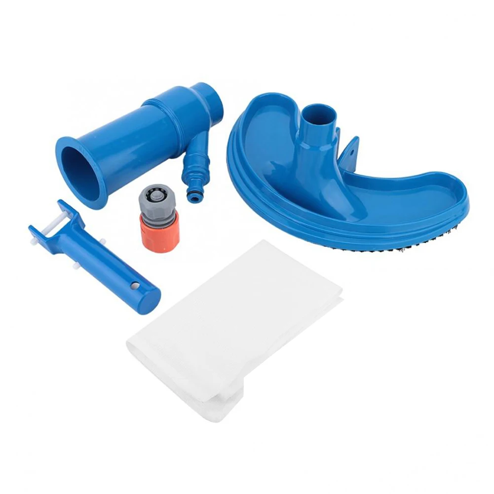 Professional Swimming Pool Vacuum Cleaner with Brush Multipurpose Cleaning Tool Set Lightweight for Spa Water Park