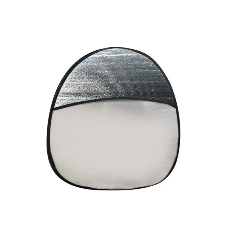 Car Steering Wheel Sun Shade Cover Silver Aluminum Film
