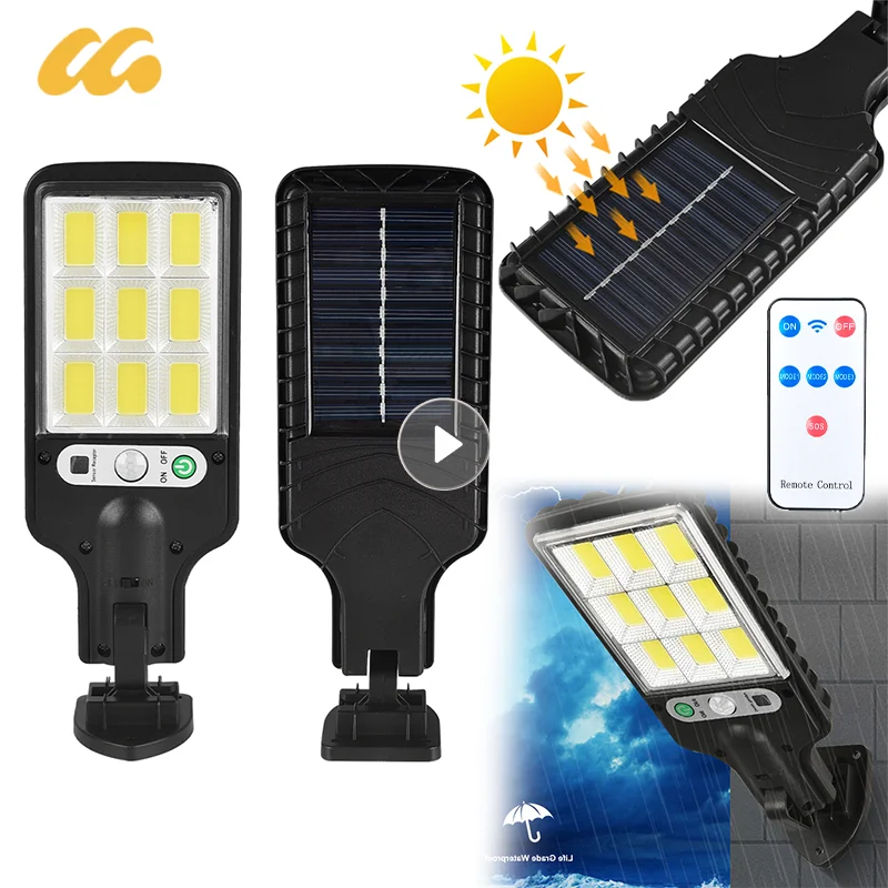 

Фонари уличные на солнечной батарее с дистанционным управлением, 3 режима