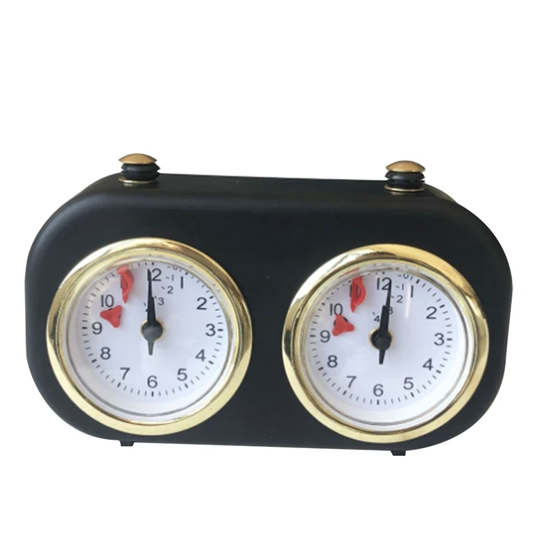 

Chess Timer Clock Mechanical International Chess Timer Clock For Competition(Color: Black)