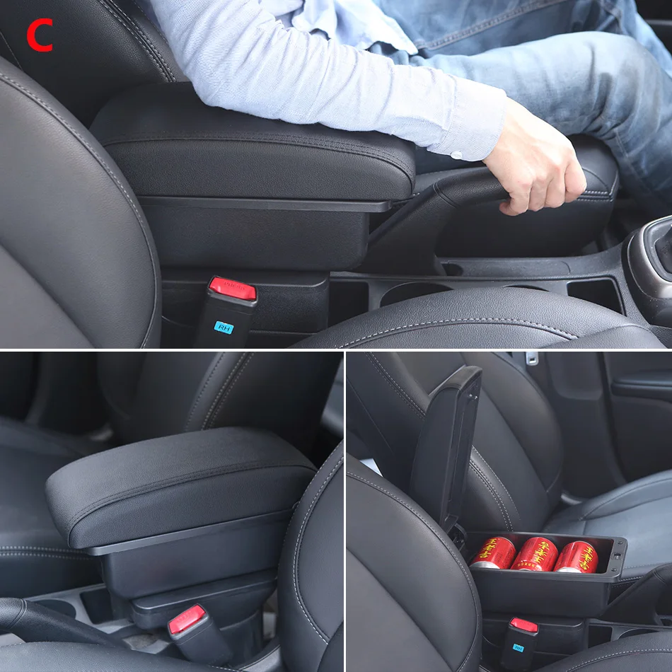 Car Armrest Box For Chevrolet Spark 3 III Aveo T200 Car Accessories