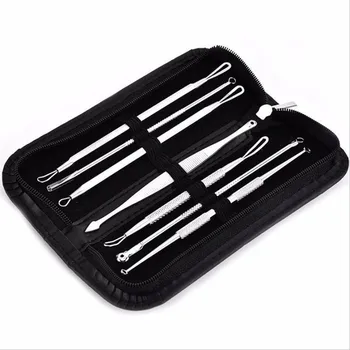 7pcs Acne Blackhead Remover Needles to Remove Blackheads Black Spot Extractor Stainless Steel Pimple Removal Skin Care Tools 1