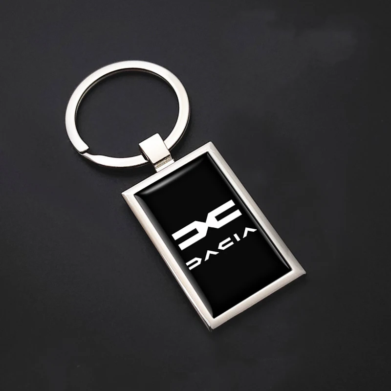 For Dacia Duster Logan Spring Sandero Stepway Dokker Lodgy Jogger MCV Accessories Motorcycle Keyring Metal Keychain car key chain