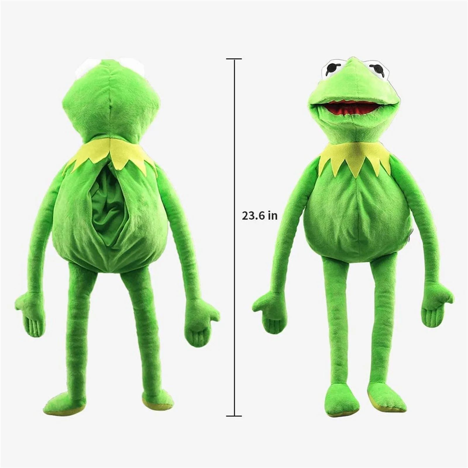 Plush toys 60cm Cartoon The Muppets KERMIT FROG Hand Puppet Plush Toys Soft Boy Doll For Children Birthday Gift Performance Props For Baby