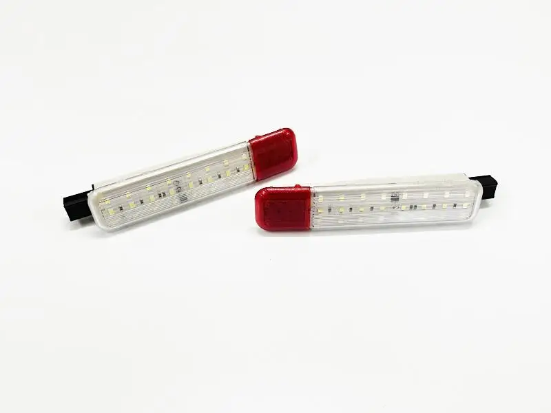 

Светодиодная подсветильник с прозрачными/красными линзами для внутренней двери для 95-06 Chevy GMC Cadillac Hummer