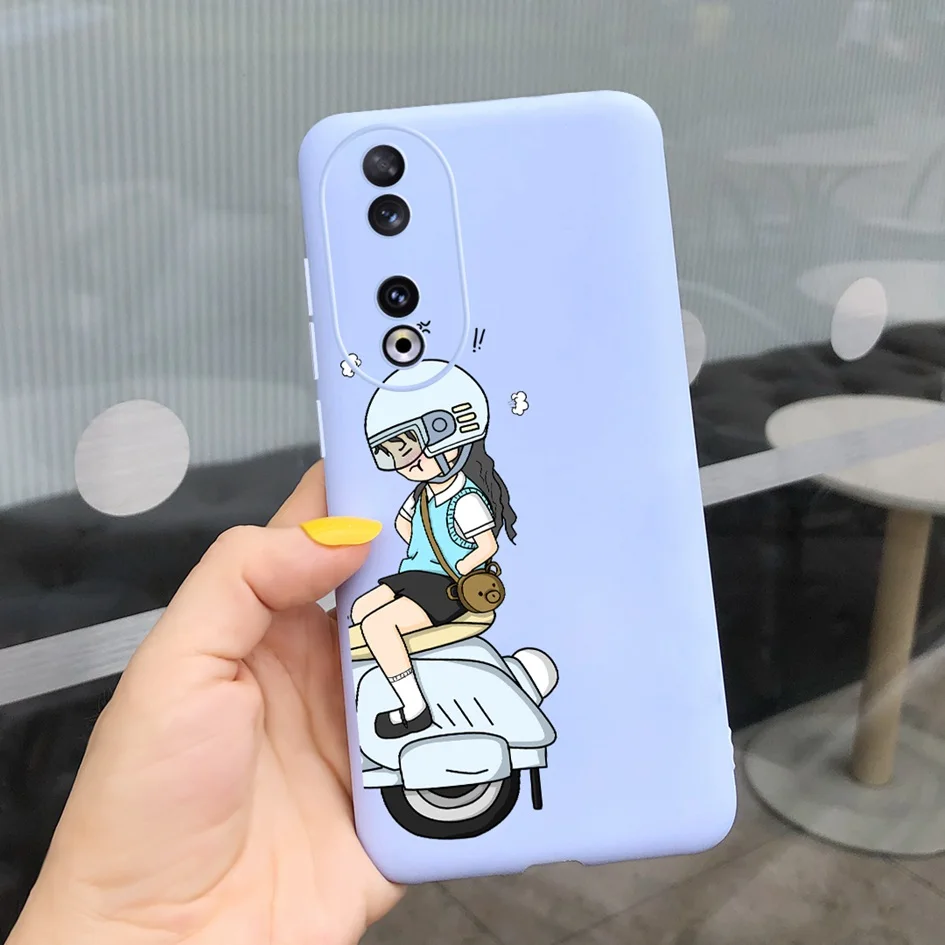 Fashion Leopard Painted Matte Soft Phone Case for Huawei Honor 90 Series