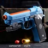 G17 Pistol Shell Throwing Continuous Firing Blowback Soft Bullet Gun Empty Hanging Birthday Gift 6