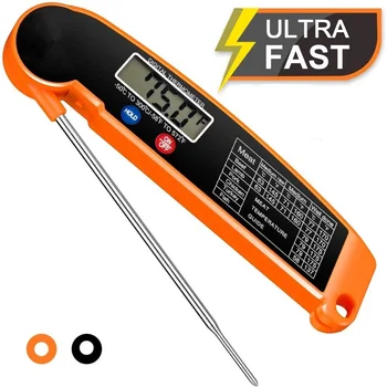 Digital Kitchen Food Thermometer – Meat, Water, Milk, and BBQ Probe for Cooking and Oven Use 1