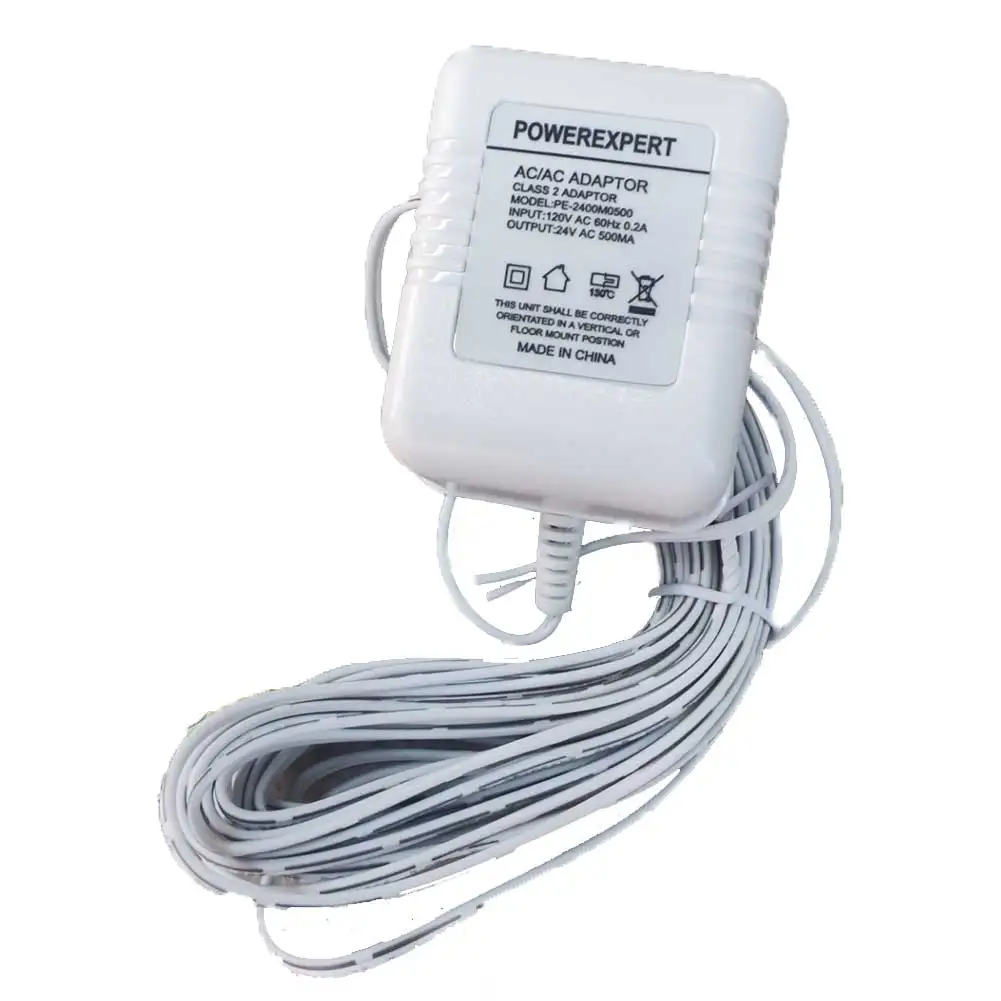 Doorbell Transformer Cable Camera Power Supply Adapter Charger 24V 500mA For IP Intercom Ring Wireless Battery Hardware