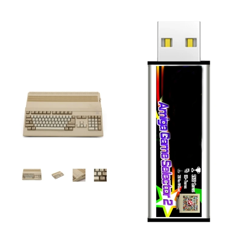 

Компактные лаунчеры для игр Селектор игр Пластиковый стартовый набор для игр Испытайте ностальгию по 80-м годам для Amiga500