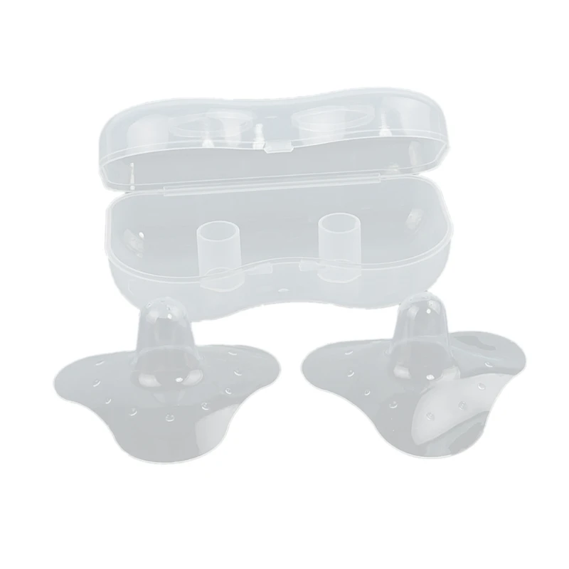 

Nipple Cover Contact Nipple Protectors Breastfeeding Everters Carrying Case