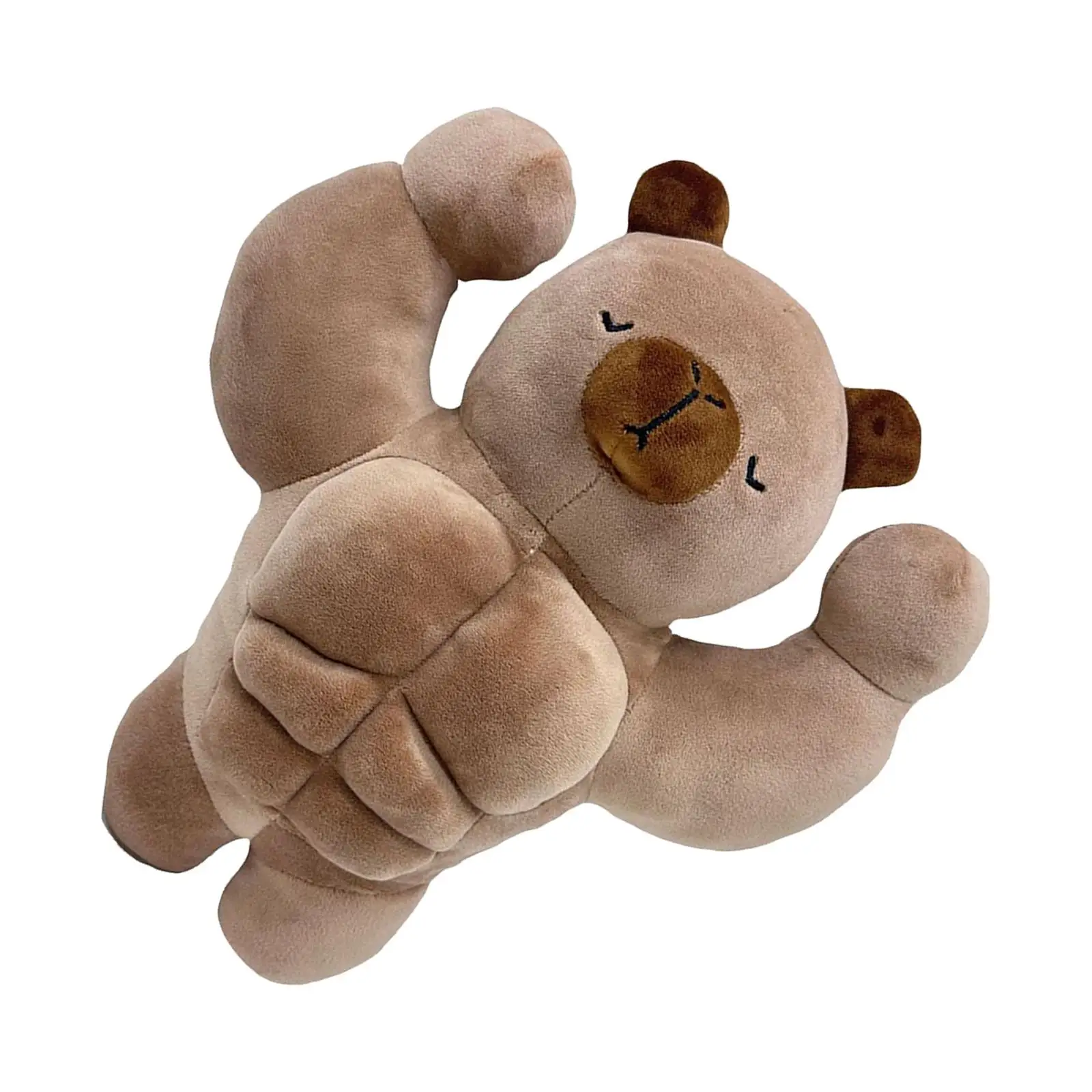 

Капибара плюшевая игрушка, коричневая мультяшная мягкая капибара, фигурка, игрушка для подростков, мальчиков, девочек, взрослых, детей, праздничный подарок