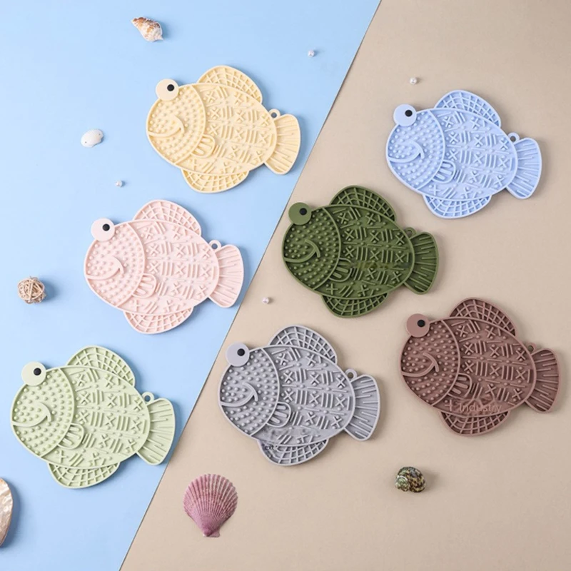 1 PcSlow Feeder Licking Mat for Dogs & Cats-Suction Base Silicone Pet Feeding Mat, Anti-Anxiety Lick Pad with Creative Patterns 1 PcSlow Feeder Licking Mat for Dogs & Cats-Suction Base Silicone Pet Feeding Mat, Anti-Anxiety Lick Pad with Creative Patterns