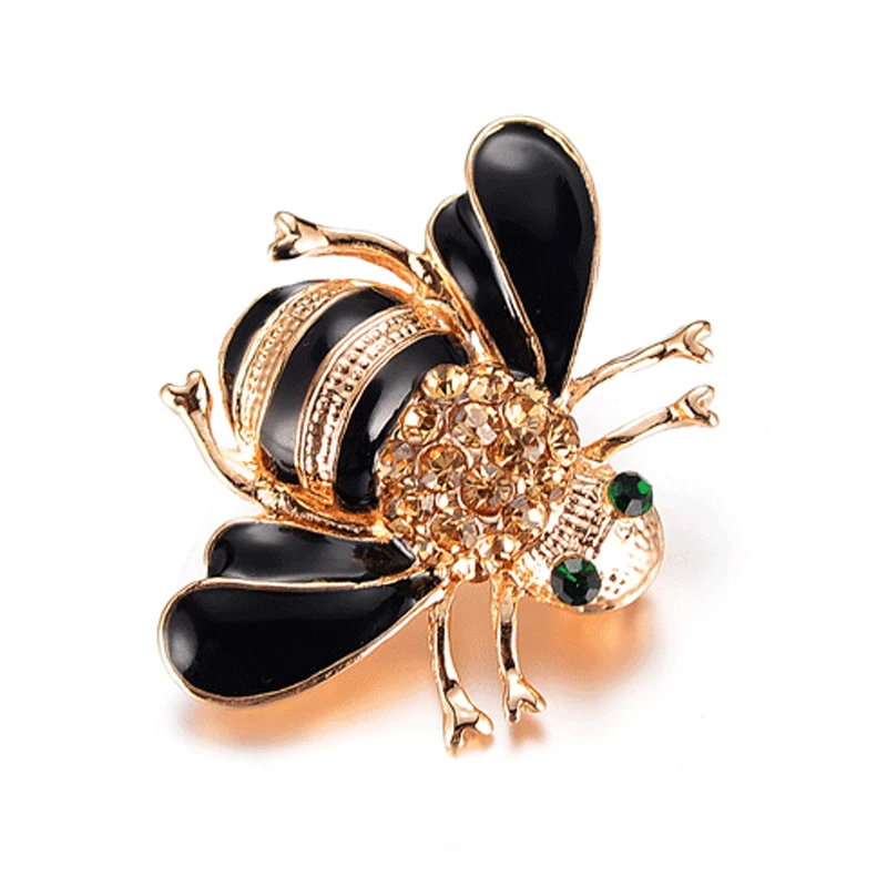 Spille Ape Spille Esmalte Smaltate Colore Champagne Strass Hijab Pins Juego De Tronos Joyas Di Halloween Di Alta Qualità