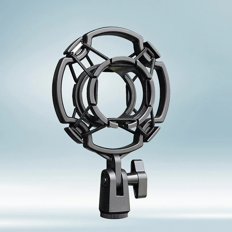 핫세일 유니버설 전문가용 콘덴서 마이크 쇼크 마운트 홀더 스튜디오 레코딩 브래킷 (블랙 대형 마이크 클립용)