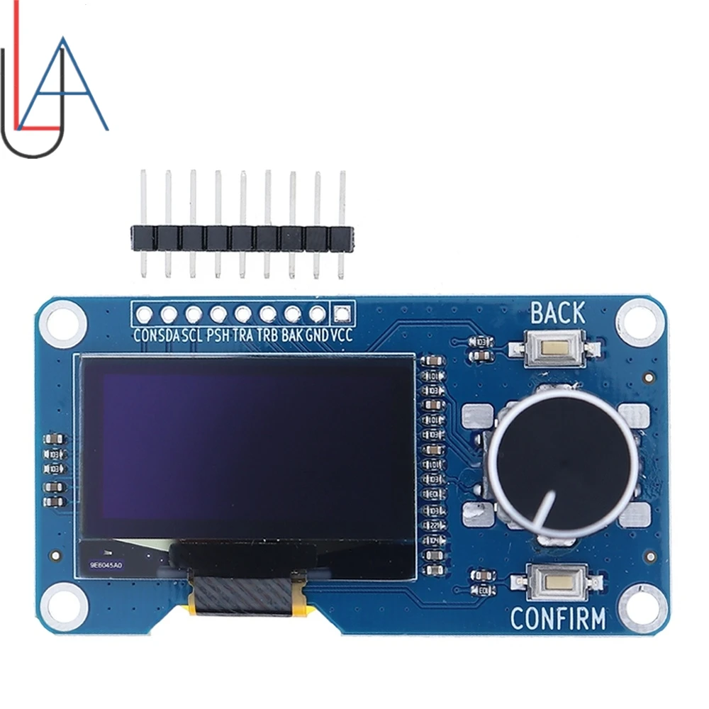Schermo display oled LCD bianco LAUBEI da 0,96/1,3 pollici combinato con modulo encoder rotativo EC11 interfaccia IIC per arduino - Image 4