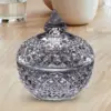 Glass Storage Jar Decorative Candy Bowl for Dried Fruit Candy Buffet Bar 4