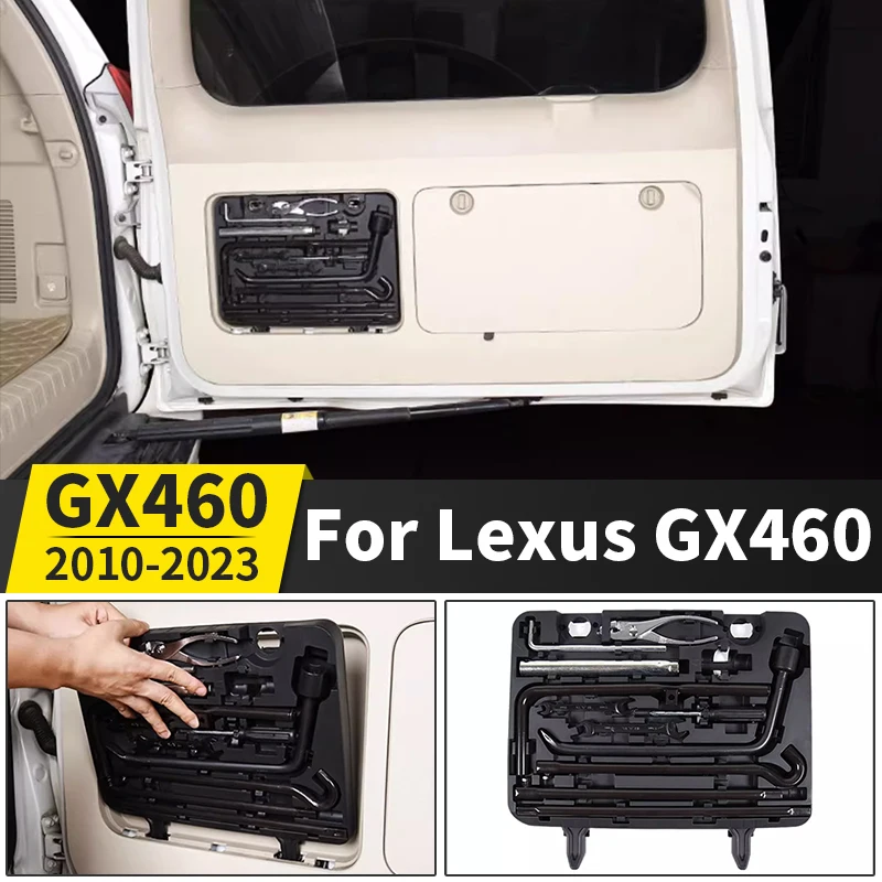 For 2010-2023 Lexus 460 GX460 Tailgate Trunk Emergency Toolbox