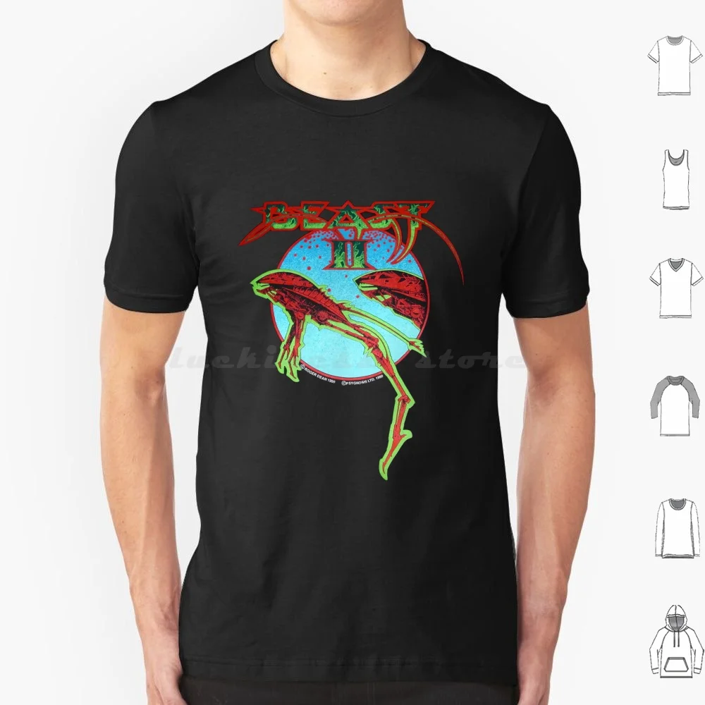 Shadow Of The Beast Ii T Shirt 6Xl Cotton Cool Tee Pinnosis Shadow Of The Beast Commodore Amiga Psyclapse Shadow Beast