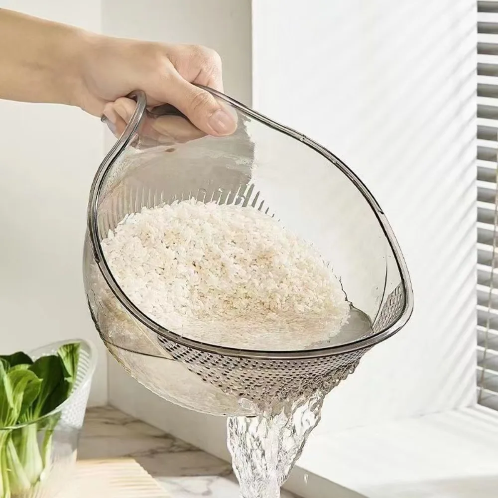 Multifunctional Drain Basket Drain Bowl Household Sink Vegetable Basin Kitchen Washing Fruit Plate Plastic