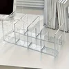 Handbag and wallet storage rack - transparent plastic bag storage partition, for closet and retail display 3