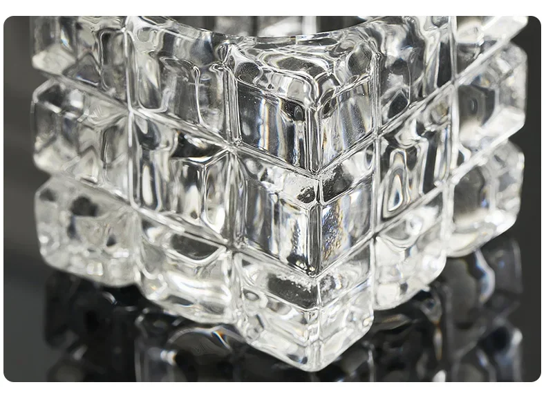 Nordic Style Square Glass Candle