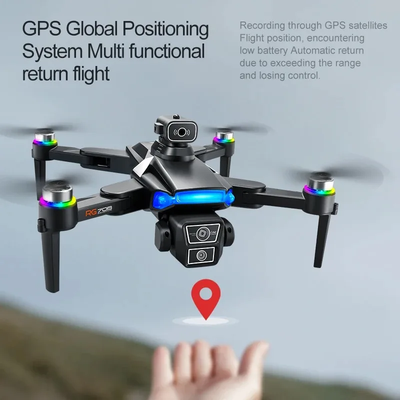 New RG706MAX GPS Drone with 4.5inch Screen Professional 4K HD Camera FPV Dron Brushless 360 Obstacle Avoidance RC Quadcopter Toy