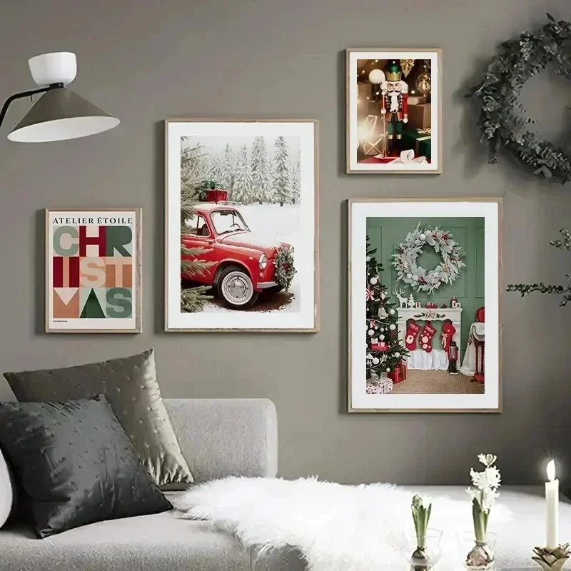 Canvas Painting Christmas Holiday Decorations 2