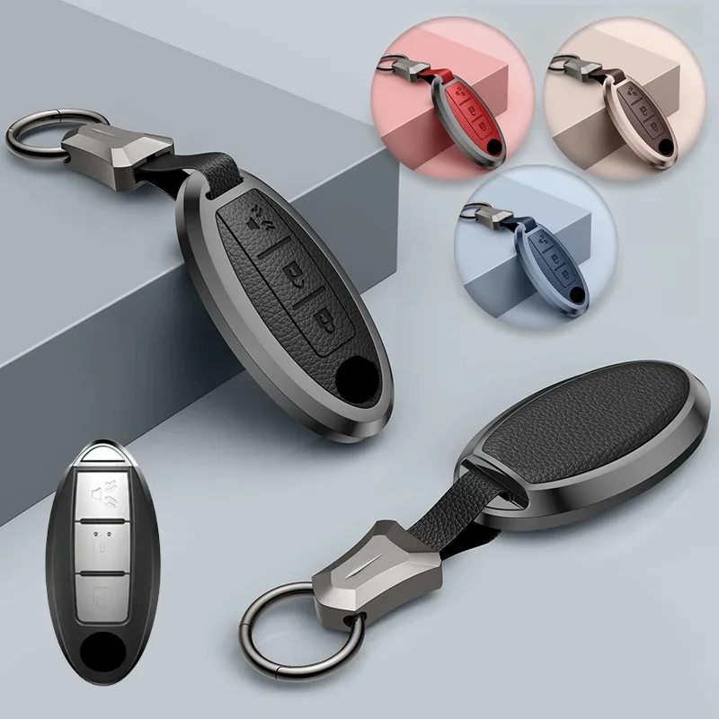 

Кожаная Автомобильная экокожа из алюминиевого сплава для Nissan 370Z Juke Qashqai March X-Trail Titan Rogue Leaf Cube Quest Micra K13