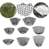 Folding Silicone Fishing Net Mesh Durable Saltwater Outdoor Fishing Tool Accessories Fishing Gear for Freshwater
