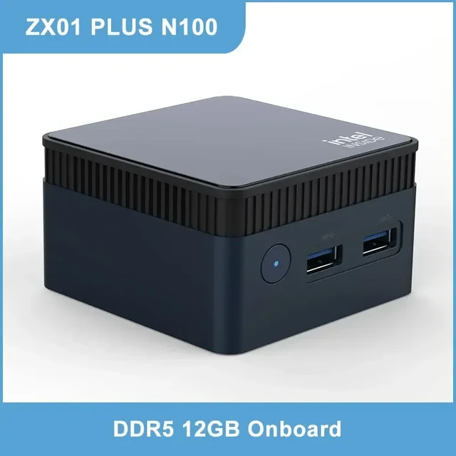ZX01 Plus-Mini PC Windows 11, Ordinateur de Jeu de Bureau, N100, DDR5, 12  Go, 512 Go, DDR4, 8 Go, 128 Go, Port LAN, WIFI5, BTéclairé - AliExpress