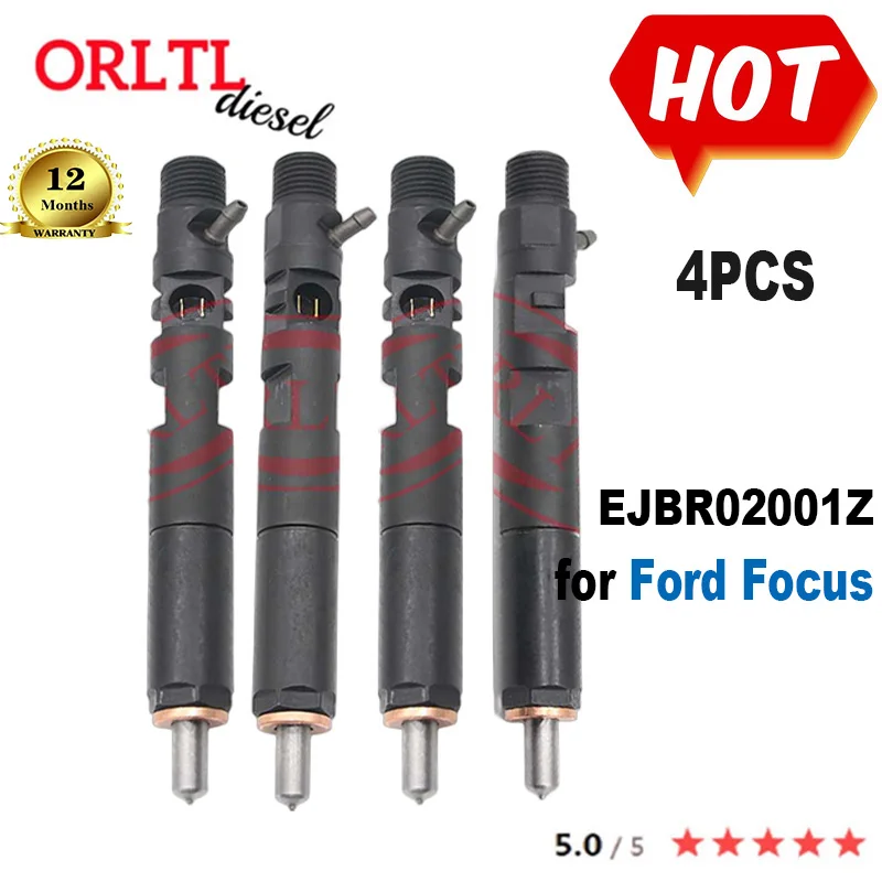 

4PCS NEW EJBR02001Z Diesel Engine Fuel Injector EJBR0 2001Z Fuel Injection 2001Z for Ford Focus