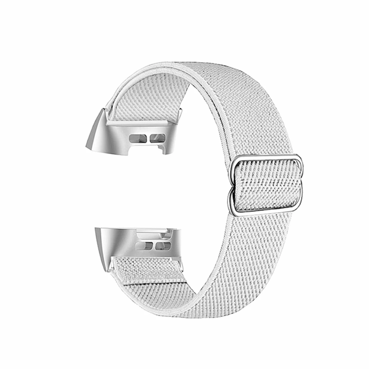 Nylon Elastic Loop Strap with Metal Connectors