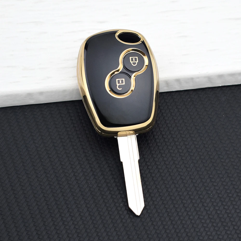 Durable Protective Car Key Cover with 2-Button Design