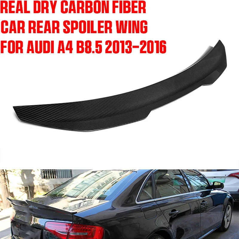 A4 B8.5 M4 Style Dry Carbon Fiber Spoiler