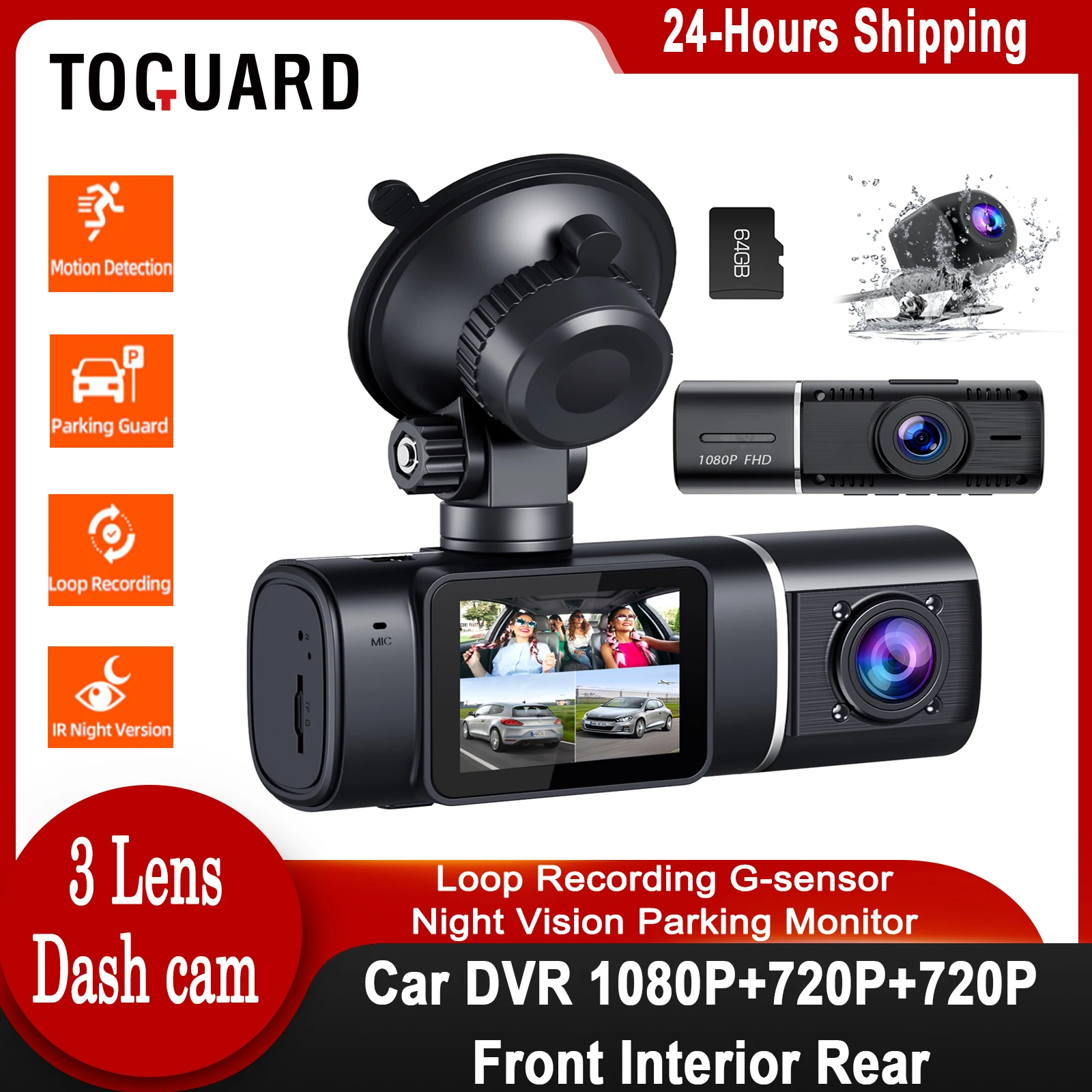 Buy Dash Cam Online, Toguard Dash Cam