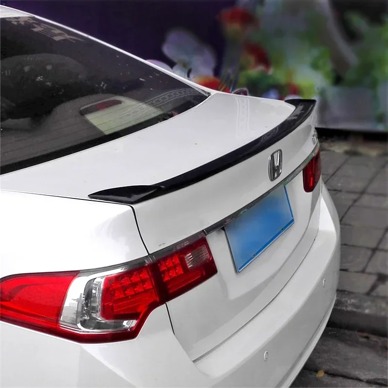 Rear Trunk Spoiler ABS Material Carbon Surface Rear Wing Ducktail Spoiler For Honda Accord Euro