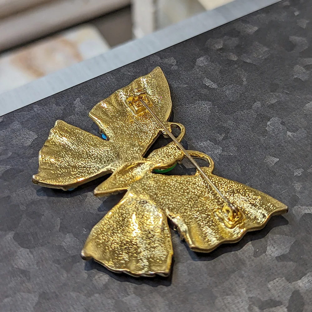 European and American vintage vintage butterfly insect brooch