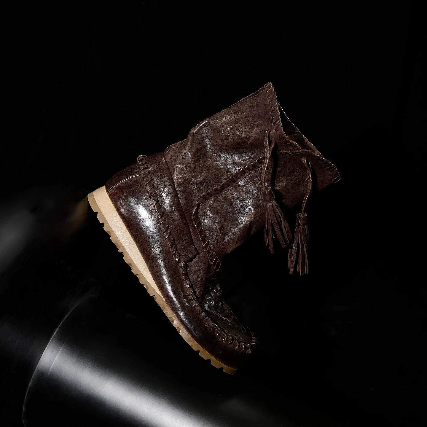 Fashion Genuine Leather Western Boots Detail 3
