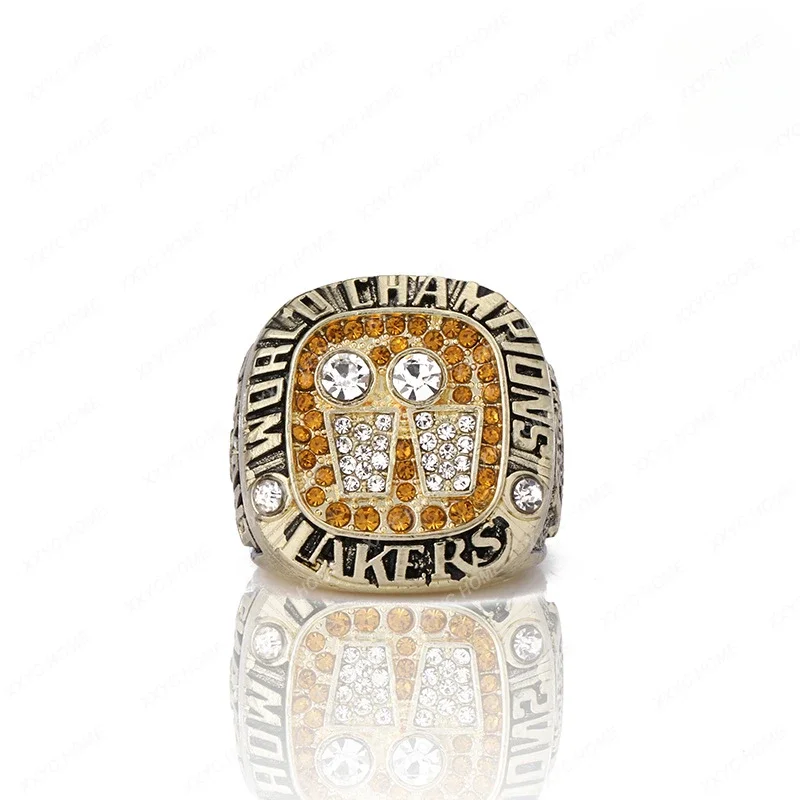 2001 Los Angeles Lakers Championship Ring Fans Ring Ornamento Popolare
