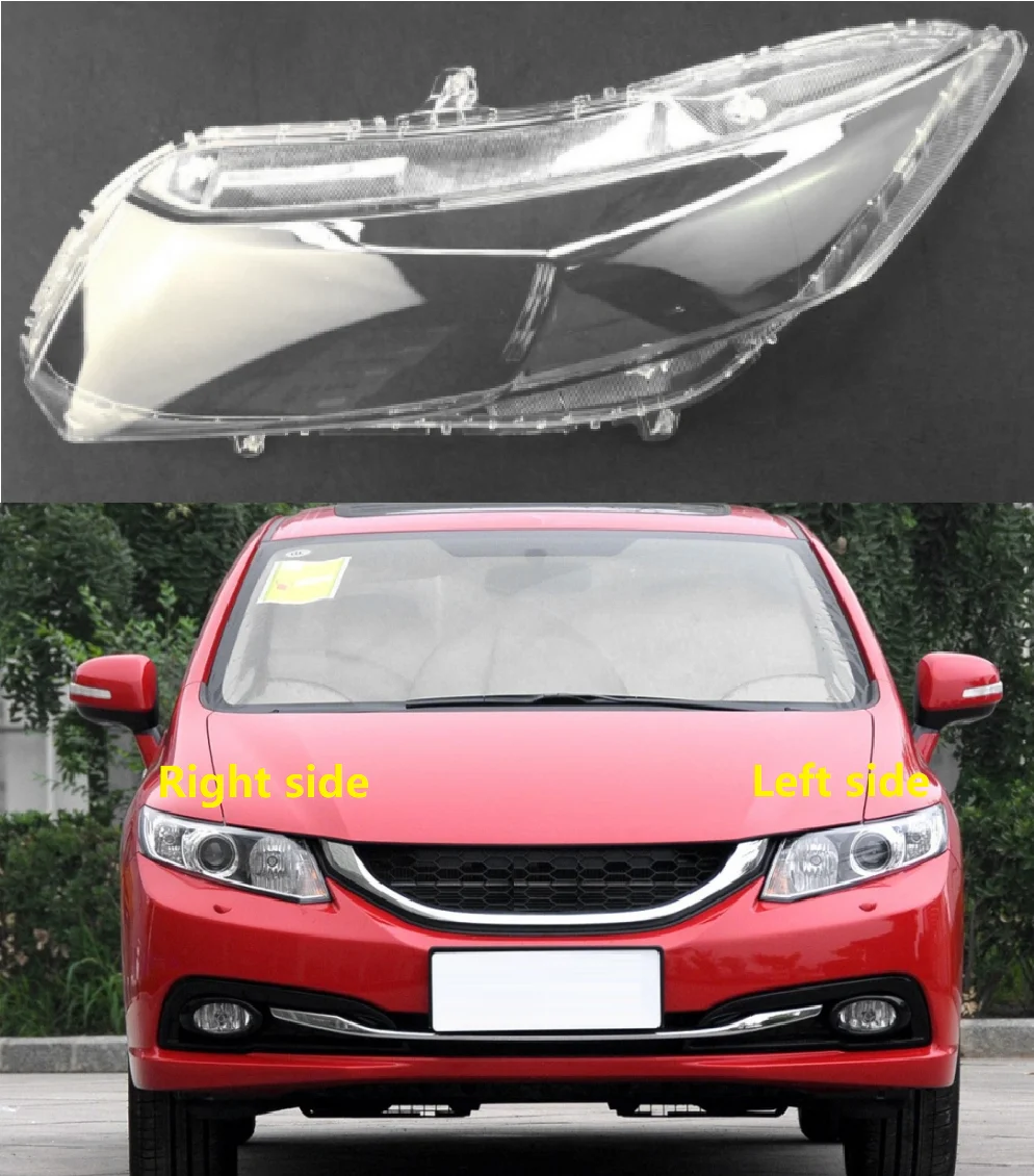 For Honda Civic 9th Generation 2012 2013 2014 2015 2016 Headlight Cover