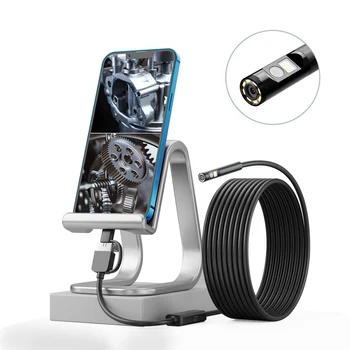 3.9mm 3 in1 Industrial Endoscope Camera for Android Phones HD1080P Waterproof Single Dual Lens Rigid Inspection Sewer Car Camera 1