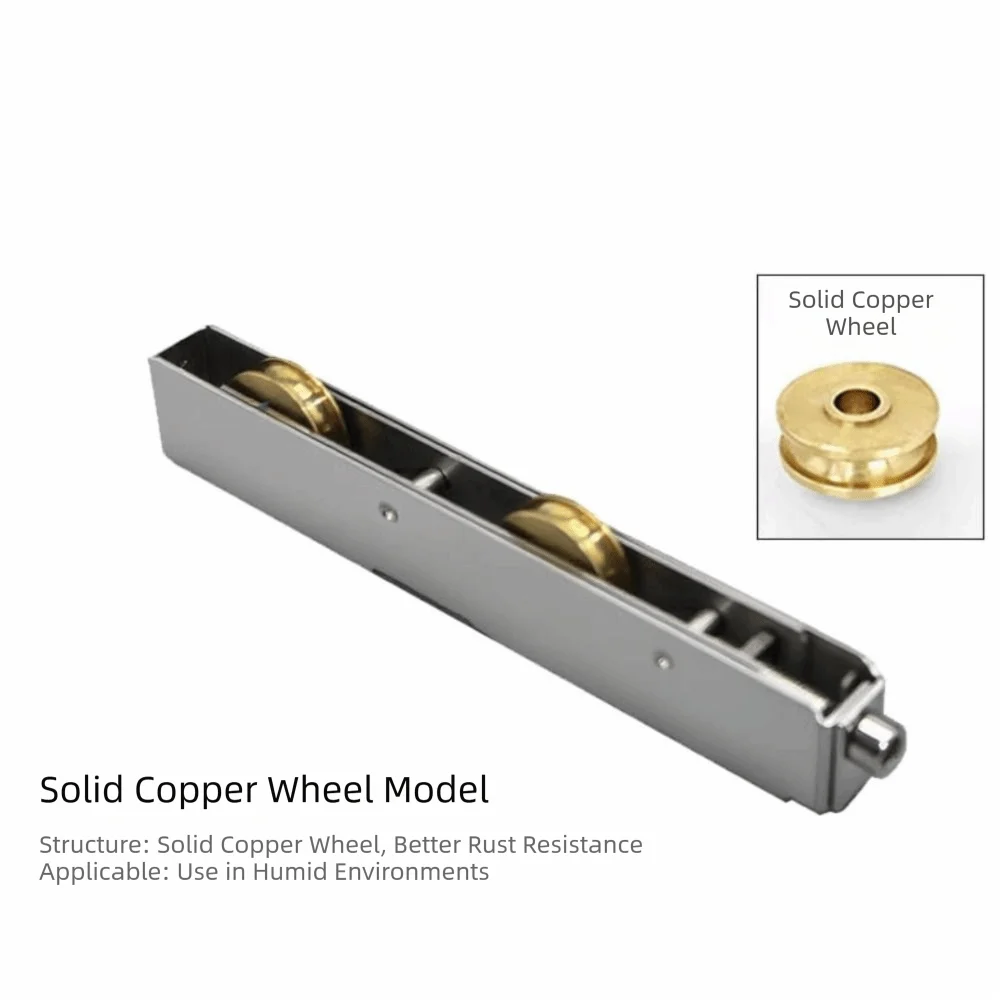 Stainless Steel Copper Sliding Door Rollers for Smooth Silent Operation