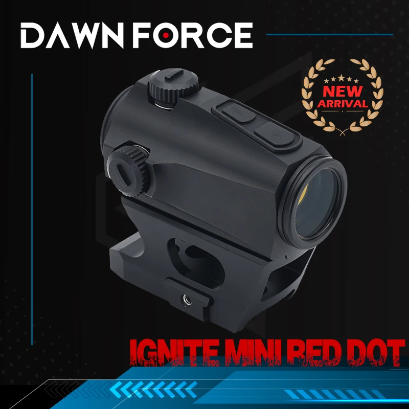 

Легковесный водонепроницаемый противотуманный ударопрочный Регулируемый алюминиевый точечный прицел для охоты IGNITE Mini 22 мм 2-moa