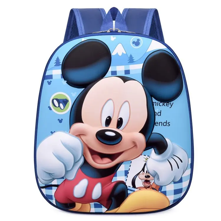 Disney frozen Mickey mouse Minnie Children's school bag kindergarten boy girl baby backpack cute cartoon egg shell backpack 3