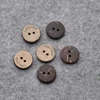 300pcs/lot 2 hole natural coconut buttons round sewing flatback brown colors 9mm/10mm/11.5/12.5mm/15mm free shipping COCO004 6
